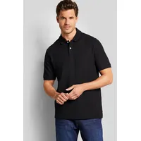 Bugatti Poloshirt mit körpernaher Passform Gr. M, schwarz, , 14805114-M