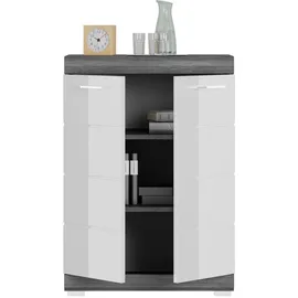 Home Affaire SIENA 60 x 85 x 37 cm grau / grau