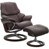 Stressless Stressless® Relaxsessel »Reno«, mit Signature Base, Größe S, M & L, Gestell Braun