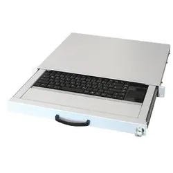 Aixcase AIX-19K1UKDETP-W - Tastatur - rack-montierbar
