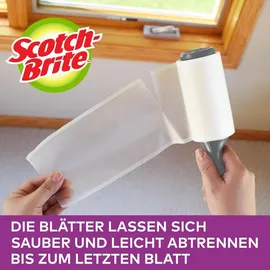 Scotch-Brite Fusselrolle 5,5 x 23,5 cm Grau 56 Blatt