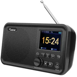 LEICKE DJ ROXXX DAB+ Radio mit Bluetooth 5.0, Küchenradio, 4000mAh Batterie