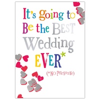 It's Going To Be The Best Wedding Ever, Hochzeitskarte, Einladungskarte für Hochzeitsfeiern, Einladungskarte