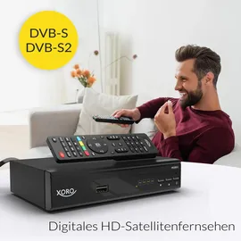 Xoro HRS 8659 V2 HD Satellitenreceiver mit HDMI, SCART, USB-Mediaplayer, Unicable 1+2)