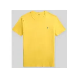 Ralph Lauren Regular Fit T-Shirt aus reiner Baumwolle, GELB, M