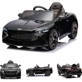 KIKKABOO Kinder Elektroauto Bentley Bacalar EVA-Reifen MP3, USB, 2 Motoren schwarz