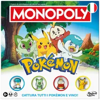 Monopoly Pokémon Edition, Brettspiel - Italienische Version