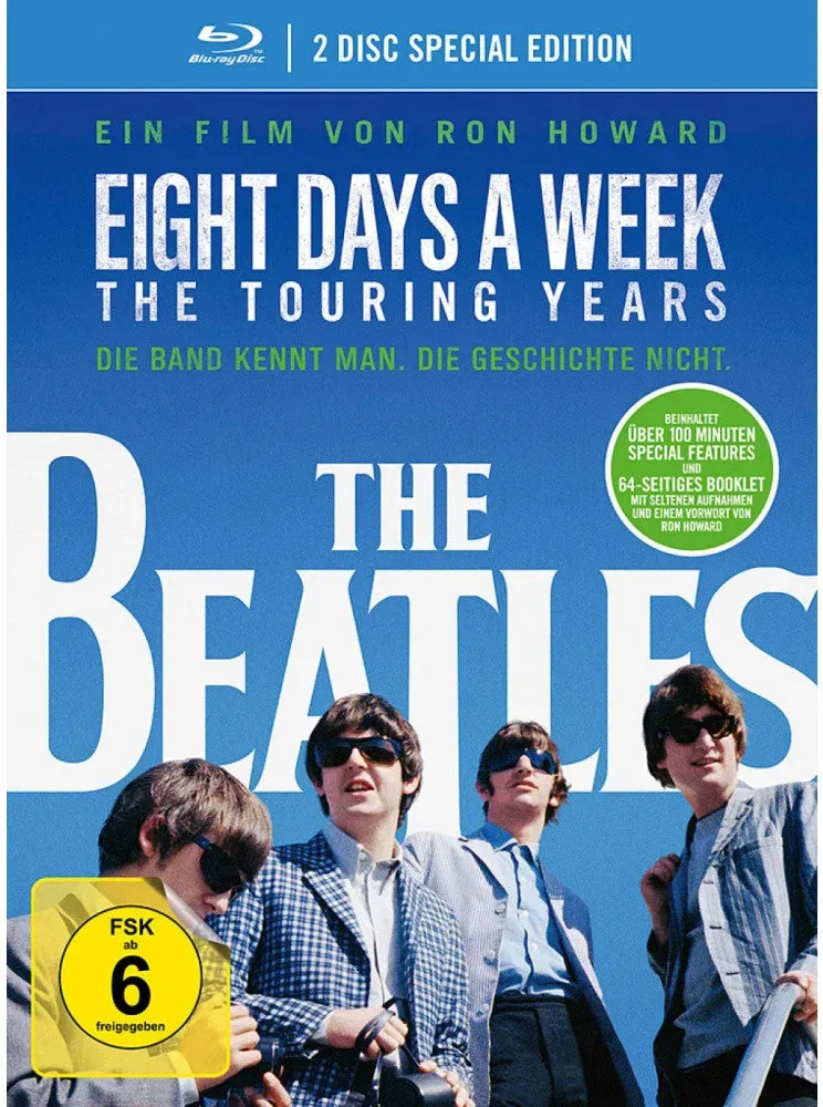 Blu-ray The Beatles: Eight Days A Week - The Touring Years - Musikfilm Dokumentation - FSK 6 - Ringo Starr Paul McCartney John Lennon - 2 Disc Special Edition