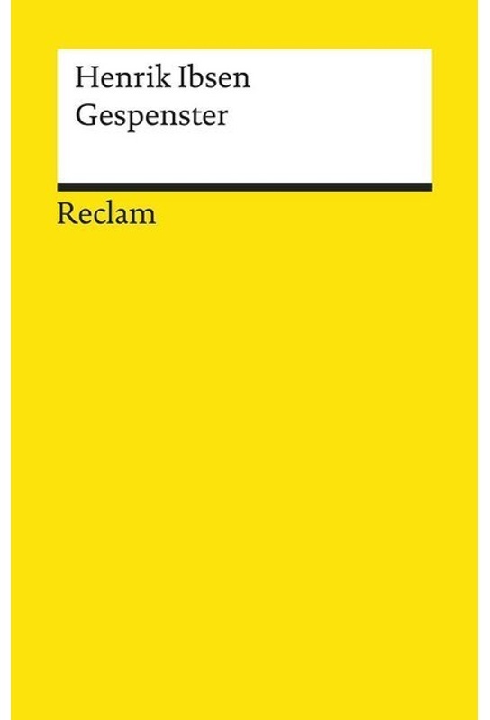 Gespenster - Henrik Ibsen, Taschenbuch