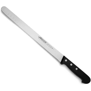 Arcos Serie Universal - Lachsmesser Fischmesser - Klinge Nitrum Edelstahl 300 mm - HandGriff Polyoxymethylen (POM) Farbe Schwarz