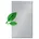 Abschlusselement Vidrio Glas 103x180/120 grau