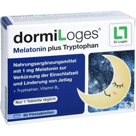 Dr. Loges dormiLoges Melatonin plus Tryptophan Filmtabletten 60 St.