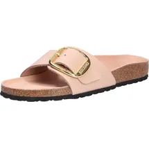 Birkenstock Madrid Big Buckle Patent 1026496 (36/high shine new beige) - Beige - 36