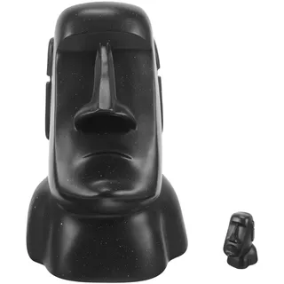 MUCKLILY Box Moai Taschentuchbox Moai Statue Taschentuchhalter Dekorativer Taschentuchhalter Moai Statue Taschentuchhülle Taschentuchhülle Neuartiger Taschentuchspender Haushalts