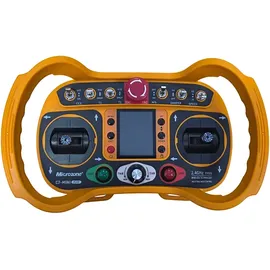 FM-SOLAR Ferngesteuerter Motor-Rasenmäher CW-500 Plus Orange Böschungsmäher mit Schneepflug