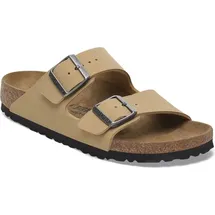 Birkenstock Arizona Birko-Flor Nubuk schmal latte cream 37