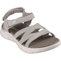 SKECHERS Damen On-The-go Walk Flex Sandal-Sublime Sportsandale, Taupe Textile, 42