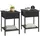 VASAGLE Nachtschrank 2er Set 2 x 40 x 30 cm Schwarz