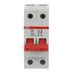 ABB E202/100R Trennschalter 2P,100A, Schaltgriff rot Änderung Ursprung + Gebrauchskategorie 2CDE282001R0100 E202100R