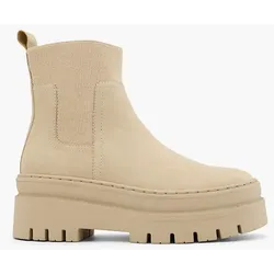 Chelsea Boots - Damen - taupe