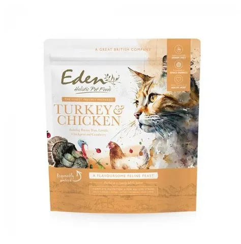 Turkey & Chicken - dry cat food - 1.5 kg