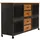Mendler HWC-N28 Kommode 90x150x40 beige/schwarz