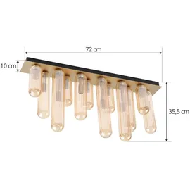 LUCANDE Freylin, Deckenleuchte zwölfflammig