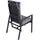 Garden Pleasure SINTRA Gartenstuhl 66 x 55 x 103 cm grau/schwarz 1 St.