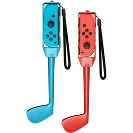 Hurtel 10-in-1 Zubehörpaket für Nintendo Switch Rot/Blau