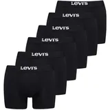 Levi's Boxershort 6er Pack Schwarz L