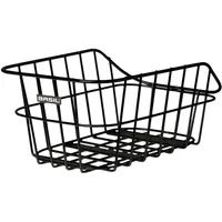 Basil Cento Hinterradkorb Aluminium schwarz