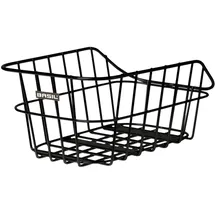 Basil Cento Hinterradkorb Aluminium schwarz