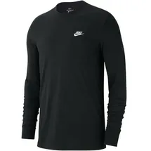 Nike Sportswear Club Langarm-T-Shirt Herren Black/White S
