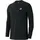 Nike Sportswear Club Langarm-T-Shirt Herren Black/White S