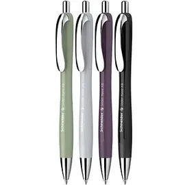 Schneider Kugelschreiber Slider Rave XB farbsortiert, Schreibfarbe: blau, 3 St. + GRATIS 1 St.