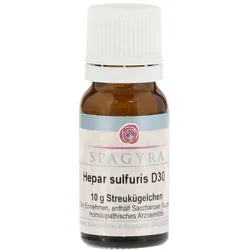 Hepar Sulfuris D 30 Globuli 10 g