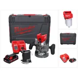 Milwaukee Oberfräse M18 FTR-301X Akku Fräse 18 V Brushless + 1x Akku 3,0 Ah + Ladegerät