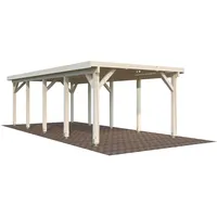 Palmako Karl Einzel-Carport 360 x 762 cm Transparent tauchgrundiert