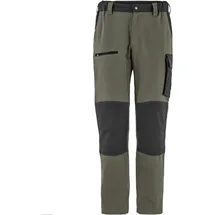 PKA leichte Herren Arbeitshose mit Stretch "XFIT LIGHT" Essential - 66 - oliv/schwarz