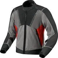 RevIt! Revit Airwave 4, Textiljacke - Dunkelgrau/Schwarz/Rot - XL