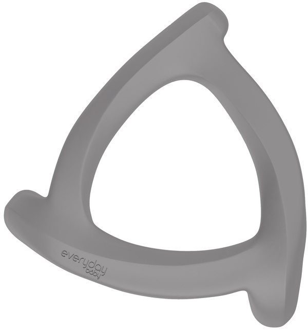 Everyday Baby - Silikon Beißring Everyday Baby - Triangel (10Cm) In Grau