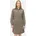 Blusenkleid Grau/Khaki 48