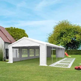 TOOLPORT Partyzelte 3 x 6 m Weiß