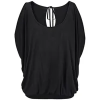 LASCANA Strandshirt Schwarz 52/54