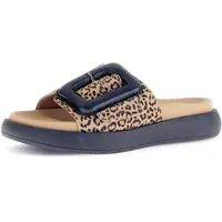 Gabor Damen Pantoletten, Frauen Slipper,Best Fitting,Schlupfschuhe,schluepfschuhe,Slides,Slip-ons,Backless Slipper,Natur/schwarz,37 EU