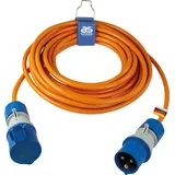 as - Schwabe AS Schwabe 62432 Strom Verlängerungskabel 16A Orange 10m H07BQ-F 3G 2,5mm2