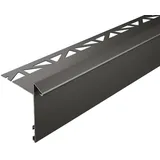 Balkonwinkelprofil Tropfkante anthrazit, Blende 60 mm (H= 13 mm, L= 300 cm)