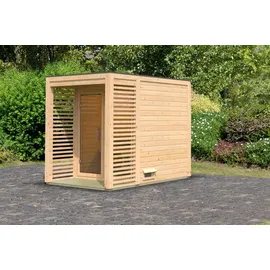 Karibu Gartensauna Saunahaus Angkor 1 Ohne Ofen inkl. 10-teiligem gratis Saunaset im Wert von 232,94 €