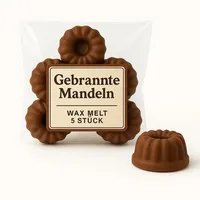 Duftmelt | gebrannte Mandeln- Roasted Almonds | 5er Set Duftkerzen Duftwachs