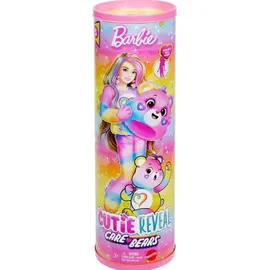 Barbie Cutie Reveal Glücksbärchis Serie 2, Mit10 Überraschungen